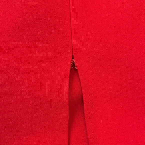 Zara Elegant Red Off-Shoulder Dress, Size XS - Picture 6 of 6